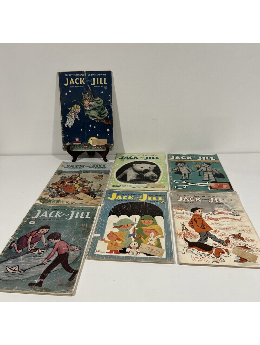 Vintage Jack and Jill Magazines Lot of 7 (1956). Children’s